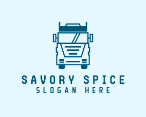 Freight Transportation Trucking logo design