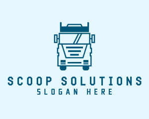 Freight Transportation Trucking logo design