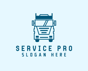 Freight Transportation Trucking logo design