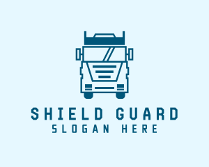 Freight Transportation Trucking logo design