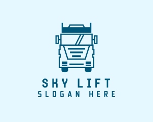 Freight Transportation Trucking logo design