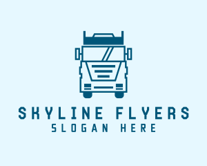 Freight Transportation Trucking logo design