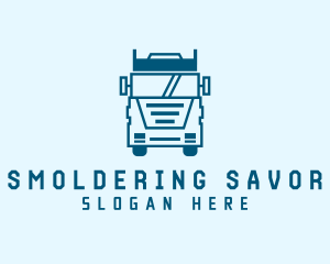 Freight Transportation Trucking logo design