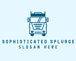 Freight Transportation Trucking logo design