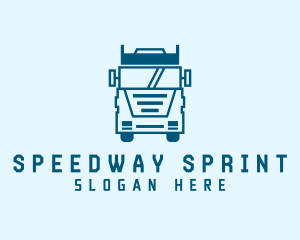 Freight Transportation Trucking logo design