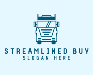 Freight Transportation Trucking logo design