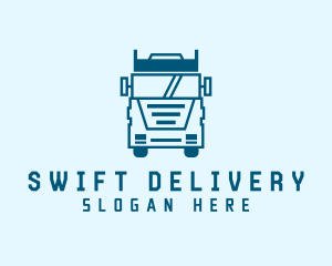 Freight Transportation Trucking logo design