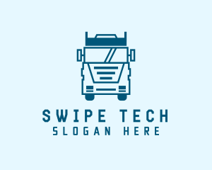 Freight Transportation Trucking logo design