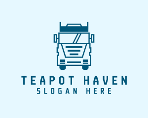 Freight Transportation Trucking logo design