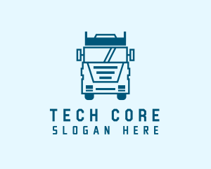 Freight Transportation Trucking logo design