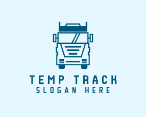 Freight Transportation Trucking logo design