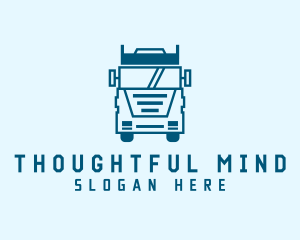 Freight Transportation Trucking logo design