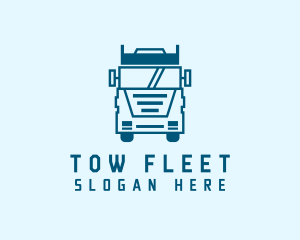 Freight Transportation Trucking logo design