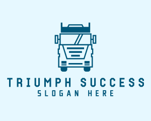 Freight Transportation Trucking logo design