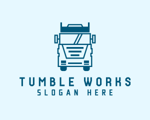 Freight Transportation Trucking logo design