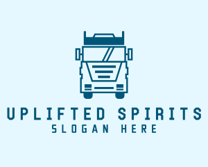 Freight Transportation Trucking logo design