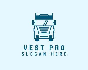 Freight Transportation Trucking logo design