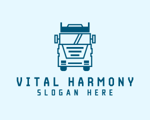 Freight Transportation Trucking logo design