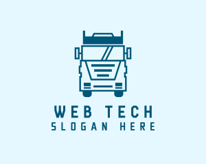 Freight Transportation Trucking logo design