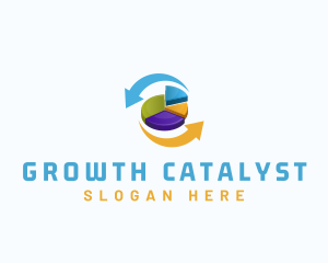 Chart Graph Statistics logo design