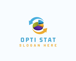 Chart Graph Statistics logo design