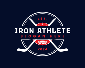 Hockey Tournament Varsity logo design