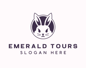 Pet Rabbit Animal logo