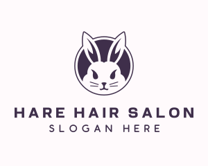 Pet Rabbit Animal logo design