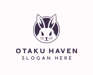 Pet Rabbit Animal logo design