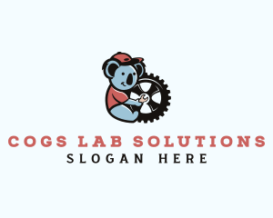 Koala Gear Mechanic   logo design