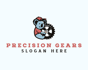 Koala Gear Mechanic   logo design