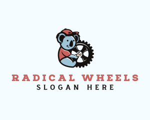 Koala Gear Mechanic   logo design