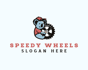 Koala Gear Mechanic   logo design