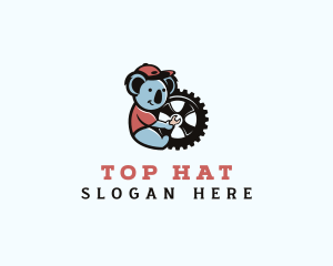 Koala Gear Mechanic   logo design