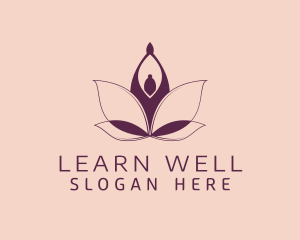 Lotus Wellness Spa logo design