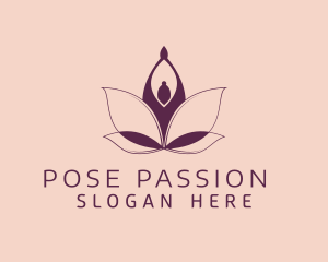 Lotus Wellness Spa logo design