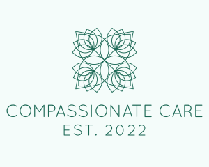 Flower Cosmetics Skin Care  logo design