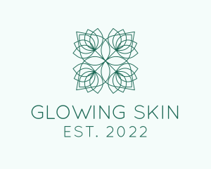 Flower Cosmetics Skin Care  logo design