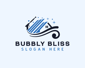 Cleaning Pressure Wash Refurbish logo design