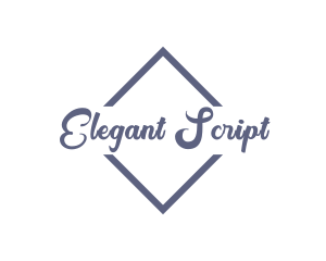 Script Generic Business logo design