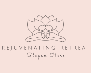 Wellness Lotus Lady logo