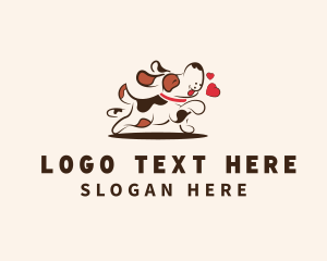 Playful Dog Puppy logo