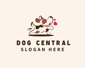 Playful Dog Puppy logo design