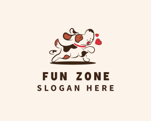 Playful Dog Puppy logo design