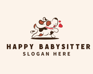 Playful Dog Puppy logo design