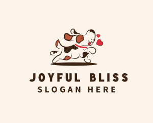 Playful Dog Puppy logo design