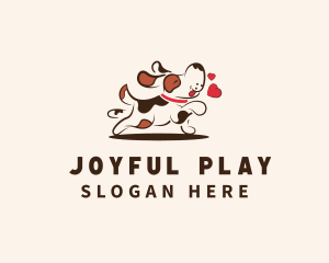 Playful Dog Puppy logo design