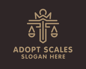 Court House Scale logo design