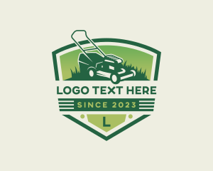 Lawn Mower Grass Cutting logo