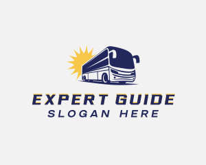 Tourist Bus Vehicle logo design